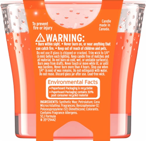 Glade® Pumpkin Spice Things Up Candle Perspective: back