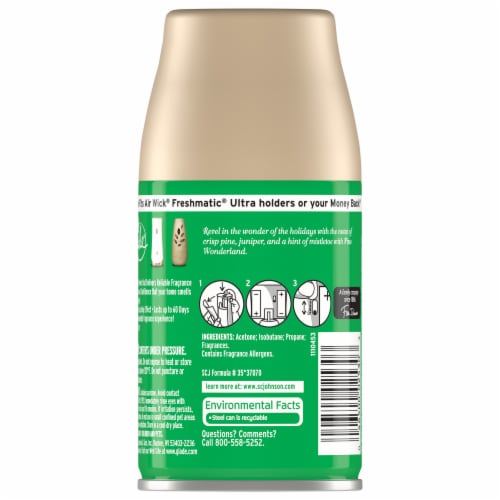 Glade® Pine Wonderland Automatic Spray Refill Perspective: back