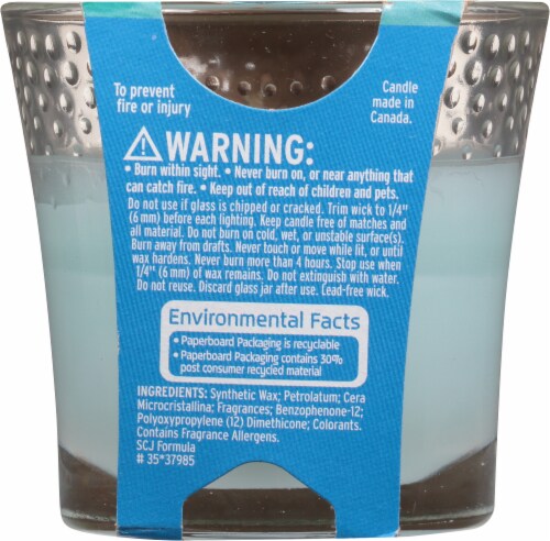 Glade Limited Edition Sky & Sea Salt Candle Perspective: back