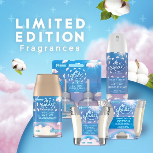 Glade® Cotton Cloud Dream Candle Perspective: back