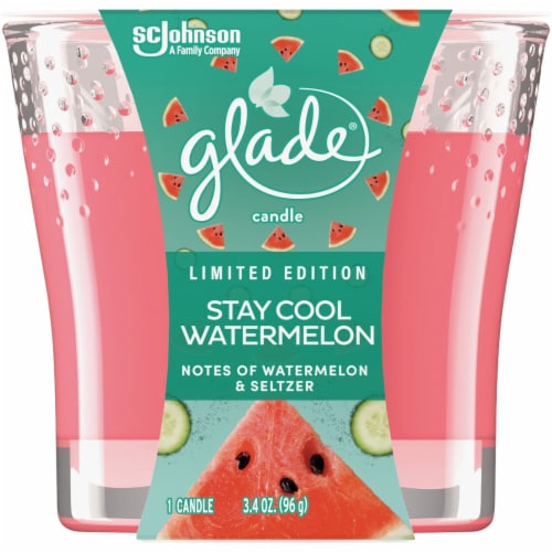 Glade® Stay Cool Watermelon Candle Perspective: back