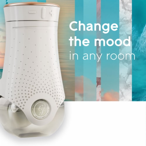 Glade PlugIns Scented Oil 2 Refills, Air Freshener, Sky & Sea Salt, 2 x 0.67 oz Perspective: back