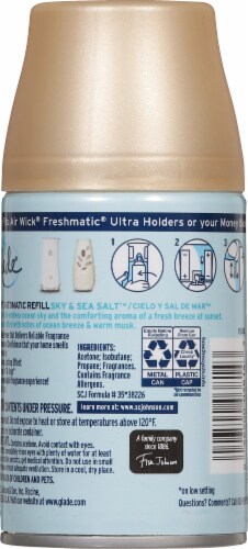 SC Johnson Glade® Sky & Sea Salt™ Automatic Spray Refill Perspective: back