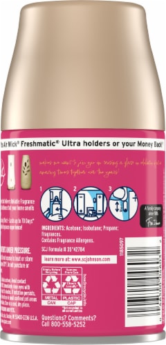 Glade Crisp Cranberry Champagne Automatic Spray Refill Perspective: back