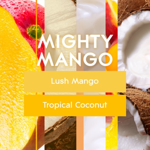 Glade PlugIns Scented Oil Air Freshener, Mighty Mango Limited Edition, 1.34 oz Total, 2 Refills Perspective: back