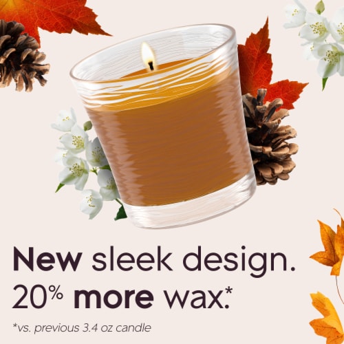 Glade Single Wick Candles, Cashmere Woods, 8.16 oz, 2 Count Perspective: back