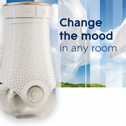 Glade® PlugIns® Scented Oil Refills Air Freshener Clean Linen Perspective: back