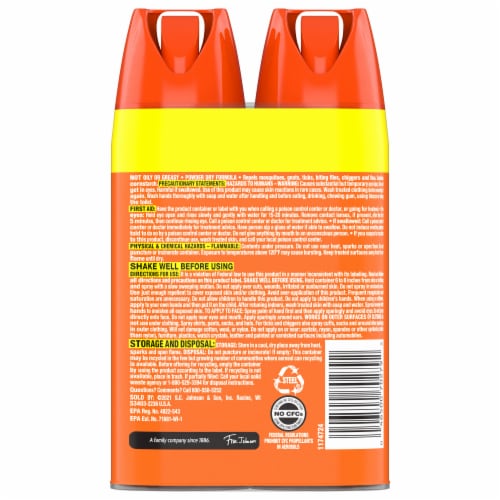 Off!® Family Care Smooth & Dry Insect Repellent Perspective: back