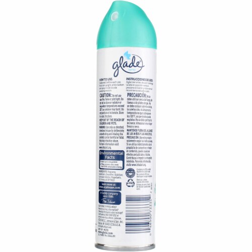 Glade® Crisp Waters Aerosol Spray Air Freshener Perspective: back