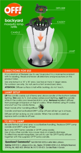 Off!® Backyard Mosquito Lamp Perspective: back