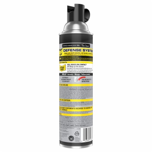 Raid Wasp & Hornet Insect Killer 33, Sprays up to 22 Feet & Kills Entire Nest, 17.5 oz Perspective: back