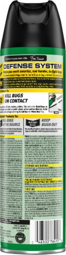 Raid® House & Garden Insect Killer Aerosol Spray Perspective: back