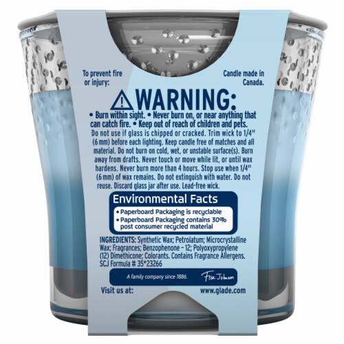 Glade® Moonlit Walk Wandering Stream Candle Perspective: back