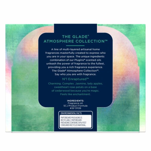 Glade Oil Warmer + Refill No. 1 Jasmine And Cedarwood Perspective: back