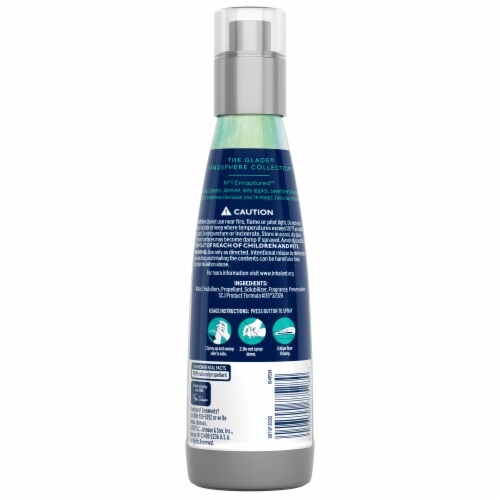 Glade Atmosphere Fine Fragrance Mist No. 1 Enraptured: Jasmine & Cedar Wood Perspective: back