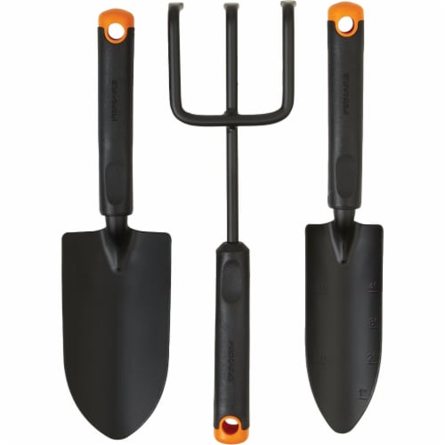 Fiskars® Steel Garden Tool Set Perspective: back