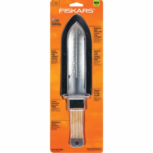 Fiskars® Stainless Steel Hori Garden Knife Perspective: back