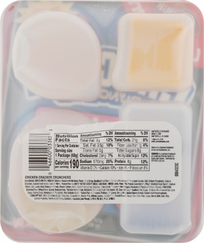 Armour LunchMakers® Chicken Cracker Crunchers Meal Kit Perspective: back