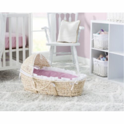 Hooded moses basket sale