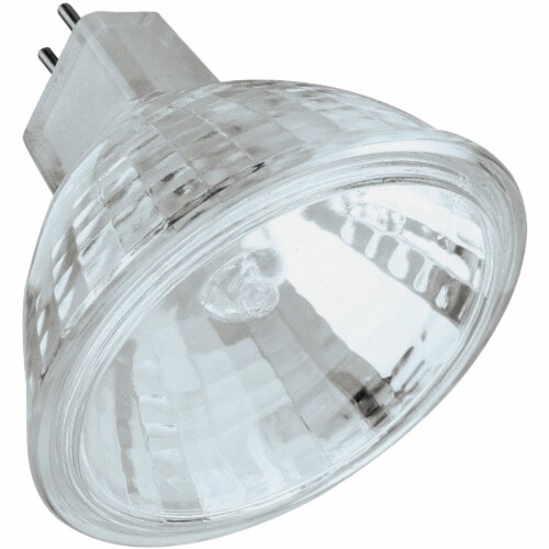 Philips 50W Equivalent Clear GU5.3 Base MR16 Halogen Spotlight Light Bulb Perspective: back