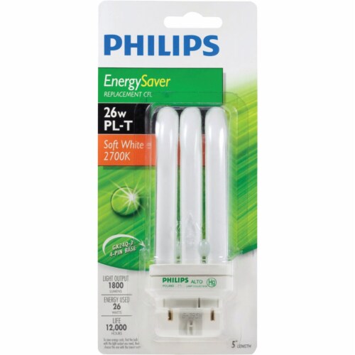 Philips 100W Equivalent Soft White GX24 Base PL T CFL Light Bulb 458455 1 QFC