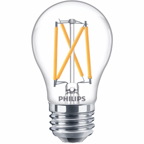 Philips 3.8-Watt (40-Watt) Medium Base Ceiling Fan A15 LED Light Bulbs Perspective: back