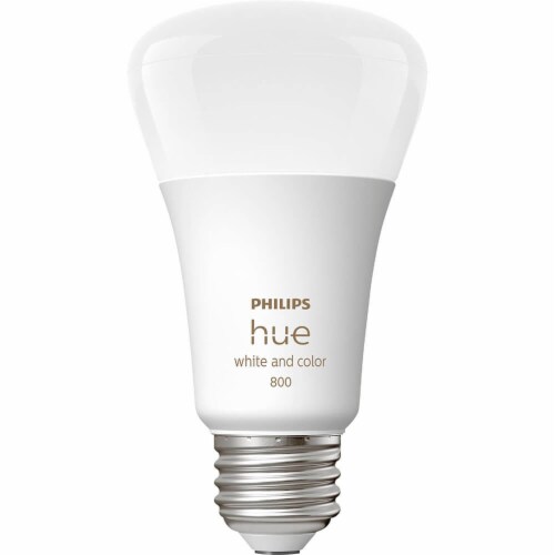 Hue 562785 White & Color Ambiance A19 Bluetooth LED Smart Bulbs (3-Pack) Perspective: back