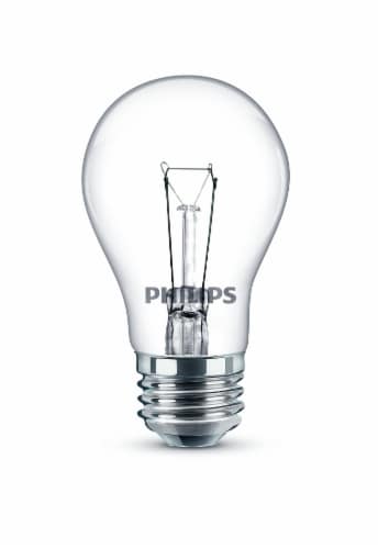 Philips 40-Watt A15 Incandescent Dimmable Light Bulb - Soft White (2700K) Perspective: back
