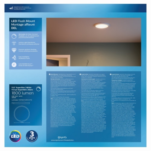 Philips 22-Watt (100-Watt) Dimmable Light Bulb - Bright Light (3000K) Perspective: back