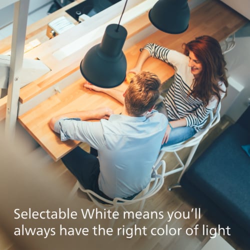 Philips 7.2-Watt (65-Watt) BR30 LED White Dial Light Bulb - 5 Shades of White Perspective: back