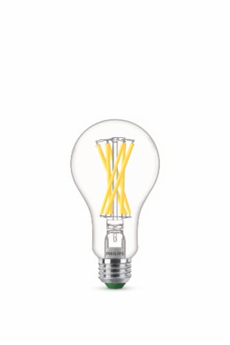 Philips 8.9-Watt (100-Watt) A19 LED Dimmable Flicker Free Light Bulb - Soft White (2700K) Perspective: back