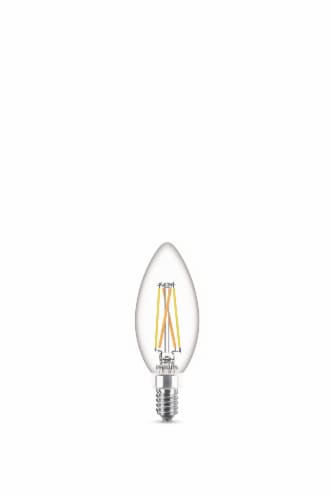 Philips Ultra Definition 3.5 Watt -40-Watt Equiv B11 E12 Light Bulb Daylight-5000K Perspective: back