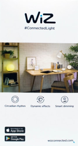 WiZ 3.9-Watt (40-Watt) Medium Base Candle E12 Wi-Fi LED Smart Light Bulb Perspective: back