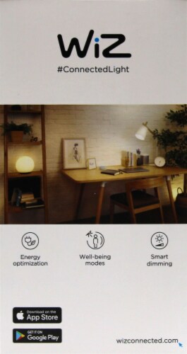 Wiz Dimmable Smart LED Light Bulb - Daylight Perspective: back