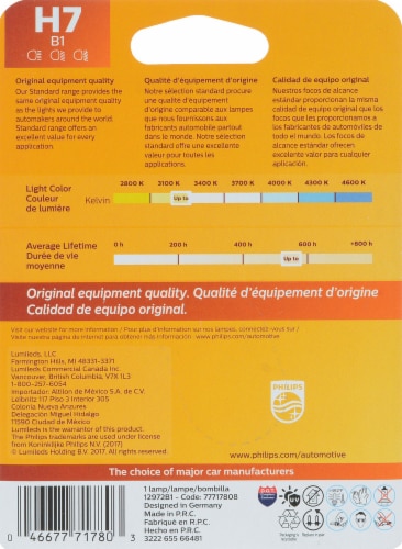 Philips Standard Headlight Perspective: back