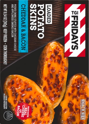 TGI Fridays® Cheddar & Bacon Loaded Potato Skins Perspective: back