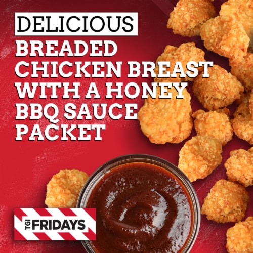 TGIF Honey BBQ Boneless Chicken Bites Frozen Snacks Perspective: back