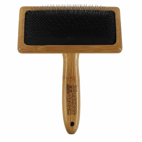 Slicker Brush with Stainless Steel Pins/Large Perspective: back