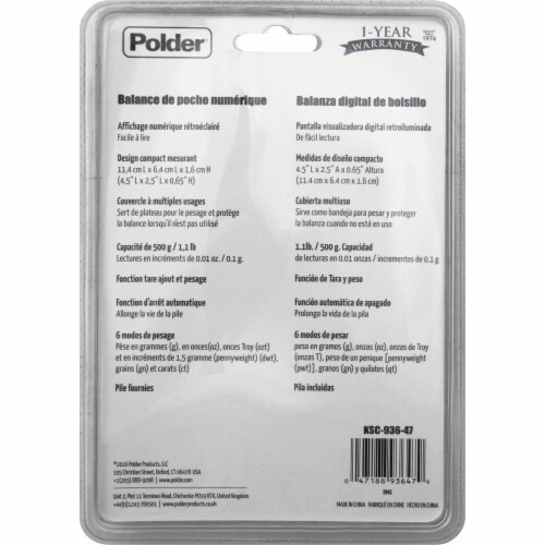 Polder - Digital Scale - Pocket