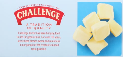 Challenge® Unsalted Butter Sticks Perspective: back