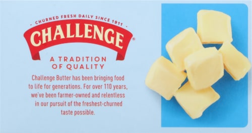 Challenge® Unsalted Butter Sticks Perspective: back