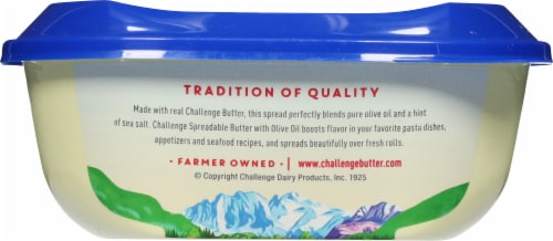 Challenge® Spreadable Butter With Olive Oil Perspective: back