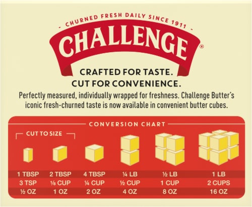 Challenge® Salted Butter Cubes Perspective: back