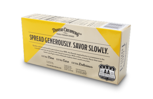 Danish Creamery Sea Salted Butter Sticks Perspective: back