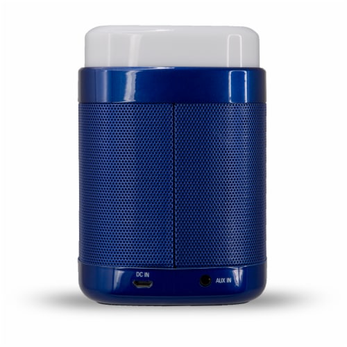 iLive Touch Light Bluetooth Speaker - Blue/White Perspective: back
