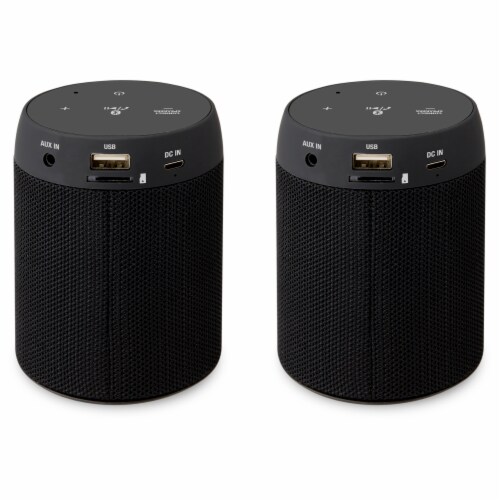 iLive Portable Bluetooth Speaker 2 Pack Perspective: back