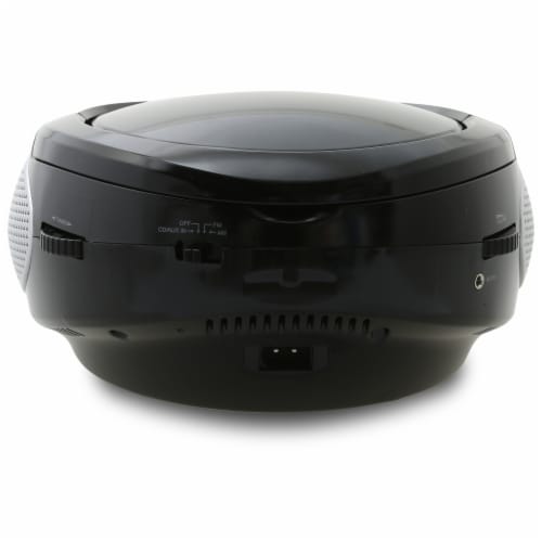 GPX BC112B CD Boombox AM/FM Radio - Black Perspective: back