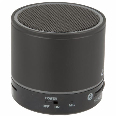 iLive Portable Bluetooth Speaker - Black Perspective: back