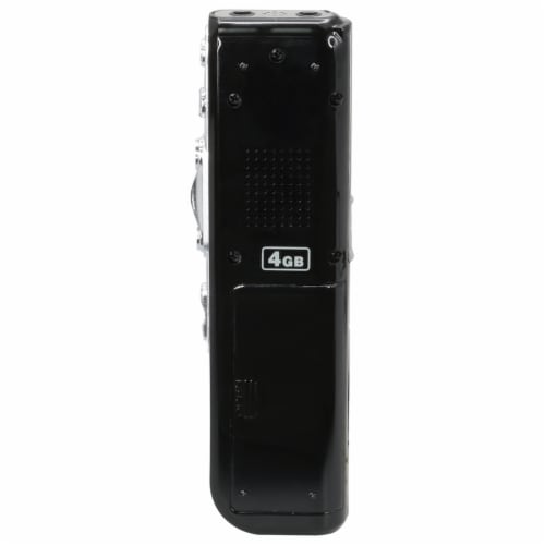 GPX Digital Voice Recorder - Black Perspective: back