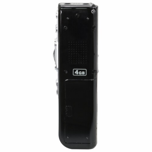 GPX Digital Voice Recorder - Black Perspective: back